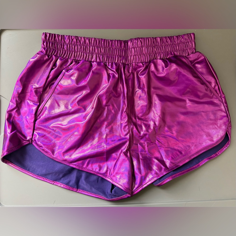 Shiny Purple Women's Shorts